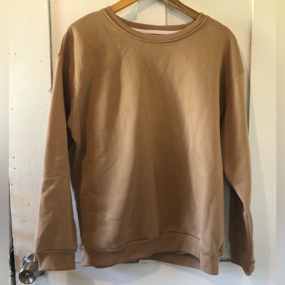 SHEIN Brown crewneck